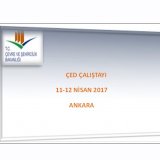 BOZOĞLU, BAYRI ÜNAL VE UÇANKUŞ ÇED ÇALIŞTAYINDAYDI