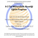A-2 TİPİ MÜHENDİSLİK AKUSTİĞİ EĞİTİMİ