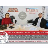 ÇEVRE MÜHENDİSLERİ ODASI MERSİN ŞUBE BAŞKANI SİNAN CAN MERCAN TV DE YAYINLANAN `ARKA PLAN `PROGRAMINA KATILDI