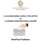 3. DÖNEM GENEL KURULU VE SEÇİM