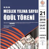MESLEK YILINA SAYGI ÖDÜL TÖRENİ2018