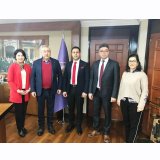 ÇMODAN TESK GENEL BAŞKANI BENDEVİ PALANDÖKENE ZİYARET