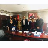 ÇEVRE VE ŞEHİRCİLİK İL MÜDÜRLÜĞÜ GÖREVİNE GETİRİLEN SN. HASAN METİN BEYE ŞUBE YÖNETİM KURULUMUZDAN ZİYARET.