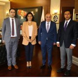 KEÇİÖREN BELEDİYE BAŞKANI TURGUT ALTIN OK`U MAKAMINDA ZİYARET ETTİK