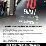 10 EKİM ANKARA KATLİAMI ANMA ETKİNLİKLERİ
