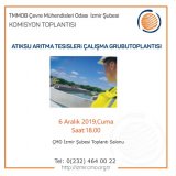 ÇMO İZMİR ATIKSU ARITMA TESİSİ ÇALIŞMA GRUBU TOPLANTISI