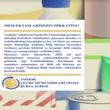 MESLEKTAŞLARIMIZIN DİKKATİNE! ATIK YÖNETİMİ YÖNETMELİĞİ`NİN 15.MADDESİNE DAYANILARAK DÜZENLENEN BİLDİRİM/BEYAN/BELGELEME YAPILMASI ÖNGÖRÜLEN İŞLEMLERATIK YÖNETİM UYGULAMASI/ATYÖN İLE ATIK BEYAN SİSTEMİ/TABS İŞLEMLERİ HARİÇ) İÇİN İLAVE SÜRE VERİLMESİ