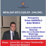 ÇEVRE İZİN VE LİSANS YÖNETMELİĞİÇEVRE İZİN SÜREÇLERİONLİNE SÖYLEŞİ-1