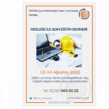 ÇMO İZMİR- MESLEĞE İLK ADIM EĞİTİM SEMİNERLERİ 2020