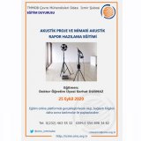 AKUSTİK PROJE VE MİMARİ AKUSTİK RAPOR HAZIRLAMA EĞİTİMİ