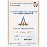 A-1 TİP TEMEL EĞİTİM VE SAHA ÖLÇÜMLERİ SERTİFİKA EĞİTİM PROGRAMI