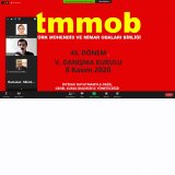 TMMOB 45. DÖNEM V. DANIŞMA KURULU TOPLANTISINA KATILDIK