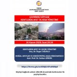 ÇEVRİMİÇİ SÖYLEŞİ:KENTLERDE AFET VE RİSK YÖNETİMİ