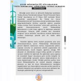 ÇEVRE MÜHENDİSLİĞİ DİPLOMASININ, `TESİS SORUMLUSU` GÖREVİNDE YETERLİ OLMASINI İSTİYORUZ