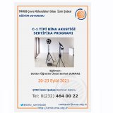C-1 BİNA AKUSTİĞİ SERTİFİKA EĞİTİM PROGRAMI 