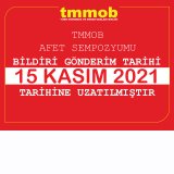20-22 NİSAN 2022 TMMOB AFET SEMPOZYUMU