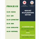 ÇEVRE MÜHENDİSLERİ ODASI ANTALYA ŞUBESİANTALYA ÇEVRE ŞEHİRCİLİK VE İKLİM DEĞİŞİKLİĞİ İL MÜDÜRLÜĞÜ ORTAKLIĞINDA;
MESLEKİ BİLGİLENDİRME TOPLANTISI YAPILACAKTIR