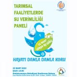 Panel: Tarımsal Faaliyetlerde Su Verimliliği