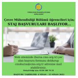 STAJ BAŞVURU DUYURUSU