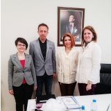 İZSU ATIKSU ARITMA DAİRE BAŞKANLIĞINI ZİYARET ETTİK.