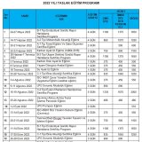 TASLAK EĞİTİM PROGRAMIMIZ YAYINDA