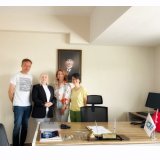 İZSU PROJELER DAİRESİ BAŞKANI SN. MÜNEVVER ELELE`Yİ ZİYARET ETTİK.