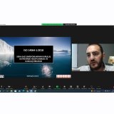 ISO 14064-1:2018 KURUMSAL KARBON AYAK İZİSTANDARDI ÇERÇEVESİNDE SERA GAZLARI EMİSYONLARININ VE UZAKLAŞTIRMALARININ KURULUŞ SEVİYESİNDE HESAPLANMASI VE RAPORLANMASI) BİLGİLENDİRME EĞİTİMİNİ ÇEVRİMİÇİ OLARAK GERÇEKLEŞTİRDİK. 
