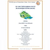 ISO 14067 ÜRÜN KARBON AYAK İZİ BİLGİLENDİRME EĞİTİMİ