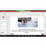  ISO 14046 SU AYAK İZİ BİLGİLENDİRME EĞİTİMİNİ ÇEVRİMİÇİ OLARAK GERÇEKLEŞTİRDİK.