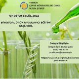 BİYOSİDAL ÜRÜN UYGULAYICI EĞİTİMİ7-8-9 EYLÜL 2022)
