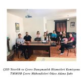 Çed Yeterlilik ve Çevre Danışmanlık Hizmetleri Komisyonu Bilgilendirme Toplantısı Şubemizde gerçekleştirildi.