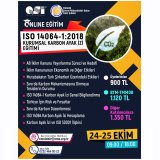 ISO 14064-1:2018 Kurumsal Karbon Ayak İziStandardı Çerçevesinde Sera Gazları Emisyonlarının Ve Uzaklaştırmalarının Kuruluş Seviyesinde Hesaplanması Ve Raporlanması) Bilgilendirme Eğitimi 