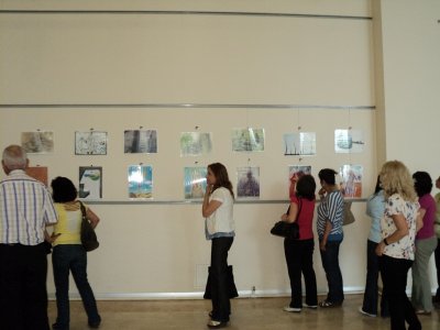 `ÇEVRE` TEMALI KARİKATÜR VE FOTOĞRAF SERGİMİZ AÇILDI