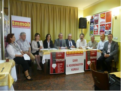 TMMOB İZMİR İKK: YAŞAMA SAHİP ÇIKIYORUZ SAĞLIKLI BİR ÇEVREDE YAŞAMAK İSTİYORUZ