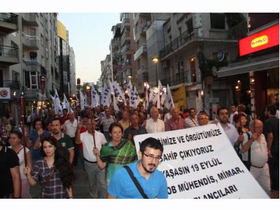 `19 EYLÜL TMMOB MÜHENDİS, MİMAR VE ŞEHİR PLANCILARI DAYANIŞMA GÜNÜ`

MESLEĞİMİZE, HALKIMIZA, ÜLKEMİZE SAHİP ÇIKIYORUZ!
