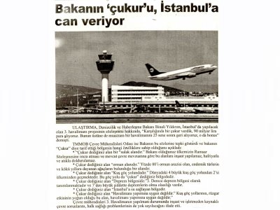 BAKANIN `ÇUKUR`U İSTABUL`A CAN VERİYOR(NABIZ GAZETESİ)