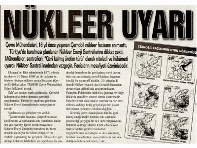 NÜKLEER UYARI(MİLLİ İRADE GAZETESİ)