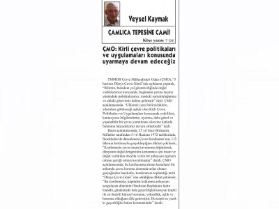ÇAMLICA TEPESİNE CAMİ(KARAHÖYÜK GAZETESİ)