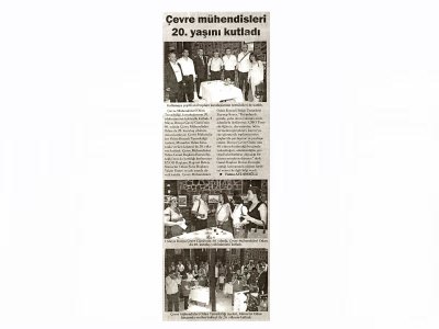 ÇEVRE MÜHENDİSLERİ 20.YAŞINI KUTLADI(ÇAĞDAŞ KOCAELİ GAZETESİ)