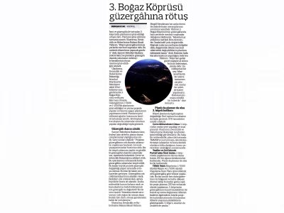 3. BOĞAZ KÖPRÜSÜ GÜZERGAHINA RÖTUŞ(RADİKAL GAZETESİ)