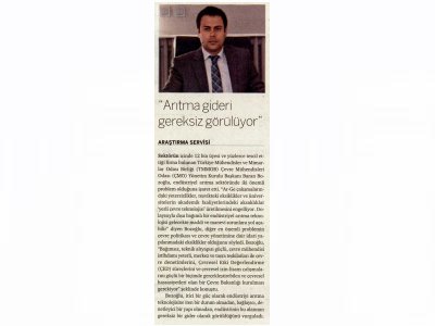 `ARITMA GİDERİ GEREKSİZ GÖRÜLÜYOR`(DÜNYA GAZETESİ DOSYA EKİ)