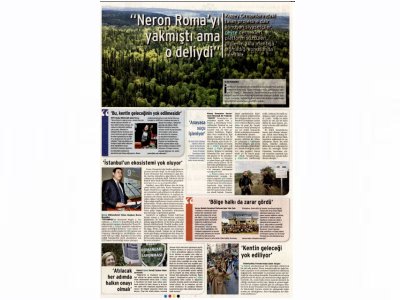 NERON ROMA`YI YAKMIŞTI AMA O DELİYDİBİRGÜN GAZETESİ)