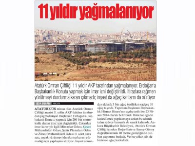 BABA`NIN ÇİFTLİĞİ DEĞİLYURT GAZETESİ)