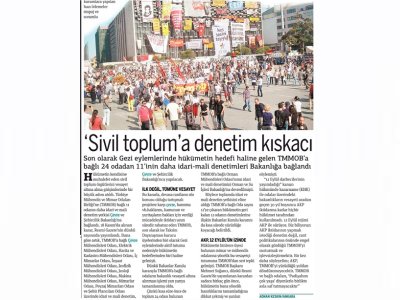 SİVİL TOPLUM`A DENETİM KISKACITARAF GAZETESİ)