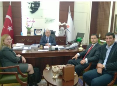 YÖNETİM KURULUMUZDAN MÜSTEŞAR ÖZTÜRKE ZİYARET 