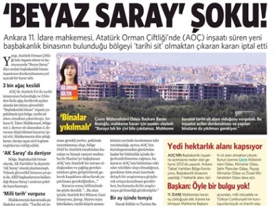 BEYAZ SARAY ŞOKU