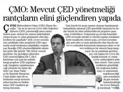  ÇMO: MEVCUT ÇED YÖNETMELİĞİANKARA İL)