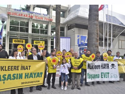 ÇERNOBİL FELAKETİNİN YILDÖNÜMÜNDE NKP İZMİR BİLEŞENLERİ BASIN AÇIKLAMASI, 24.04.2014