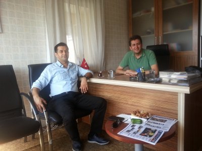 ÇEVRE VE ŞEHİRCİLİK İL MÜDÜRLÜĞÜNDEN SEZER KAYA ODAMIZI ZİYARET ETMİŞTİR.