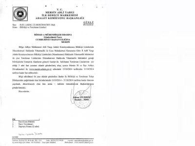 MERSİN ADLİ BİLİRKİŞİ LİSTESİ